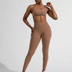 Buffbunny Contour Pocket Legging - Cocoa L (Nked Collection)